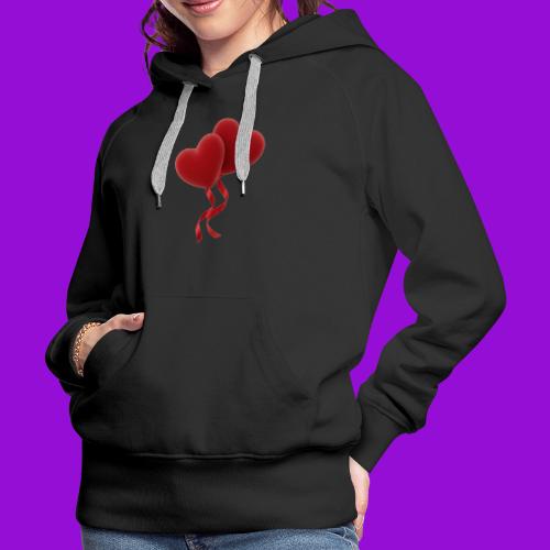 Two hearts together - Women's Premium Hoodie