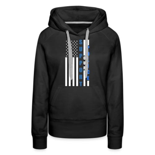 Support Our Police - Women's Premium Hoodie