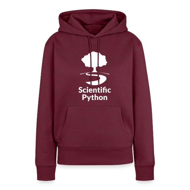 scientific python white logo