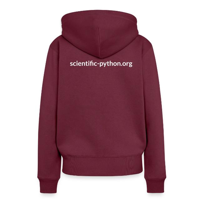 scientific python white logo