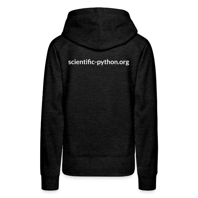 scientific python white logo