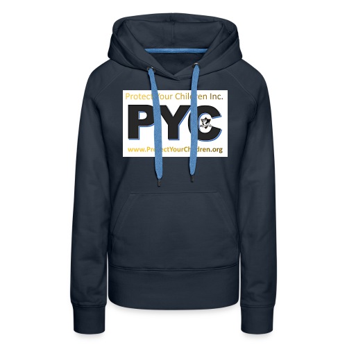 PYC Logo on the front and Happy Kids on the back - Women's Premium Hoodie