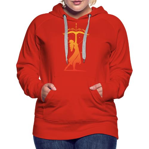 Sagittarius Archer Zodiac Fire Sign - Women's Premium Hoodie