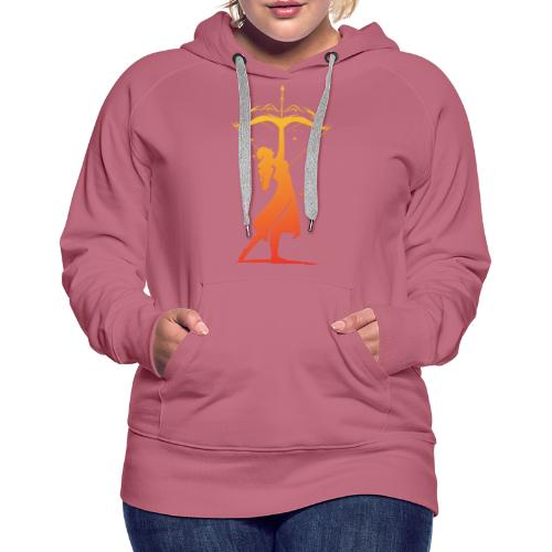 Sagittarius Archer Zodiac Fire Sign - Women's Premium Hoodie