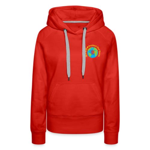 Earth Day Kindness Dragon Gold - Women's Premium Hoodie
