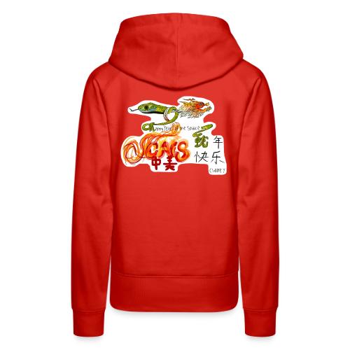 Lunar New Year 2025 MS Design Winner: Claire Y - Women's Premium Hoodie