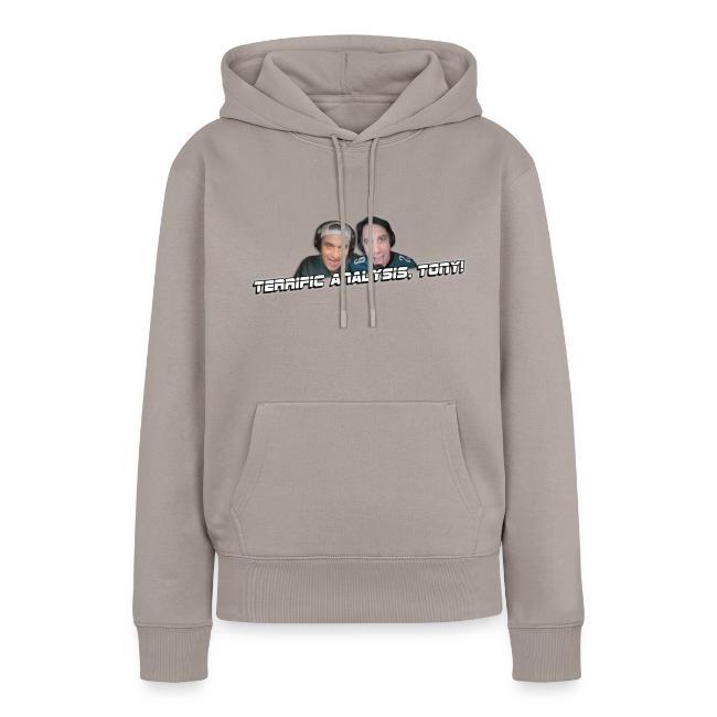 TERRIFIC ANALYSIS, TONY! (with Fusco Show back)