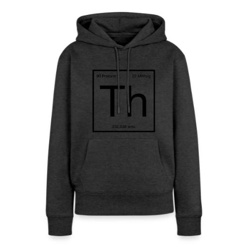 Thorium. Double-sided design. Black text. - Women's Premium Hoodie