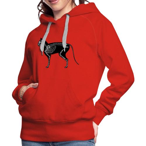 Skeleton Cat - Women's Premium Hoodie