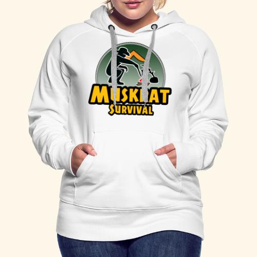 Muskrat round logo - Women's Premium Hoodie