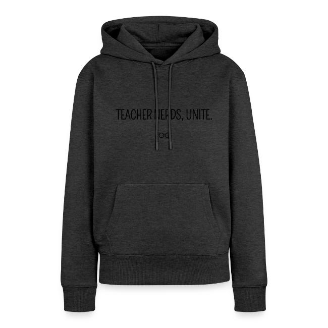 Teacher Nerds, Unite. (black text)