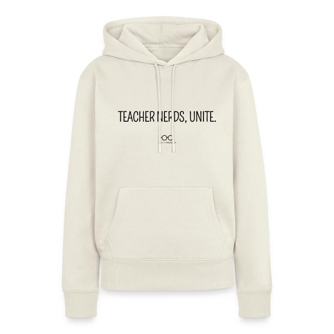 Teacher Nerds, Unite. (black text)