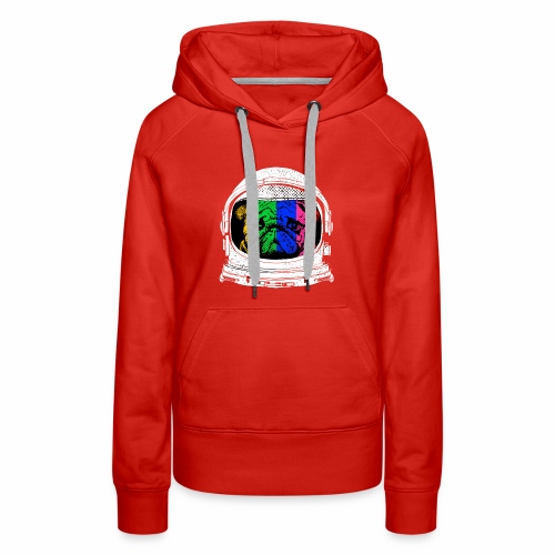Astronaut Pug T-Shirt - Women's Premium Hoodie