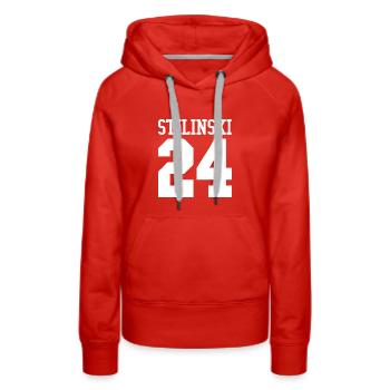 Teen Wolf – Stilinski 24 - Women's Premium Hoodie - red - Front - Alina (174cm)