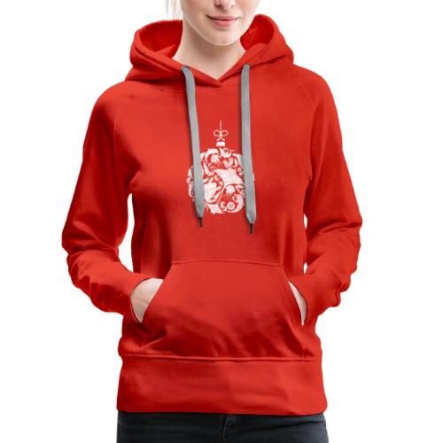 Coastal Christmas Ornament White - Women's Premium Hoodie