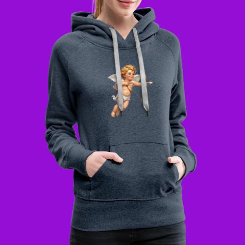 Cupid with twohearts set - Women's Premium Hoodie