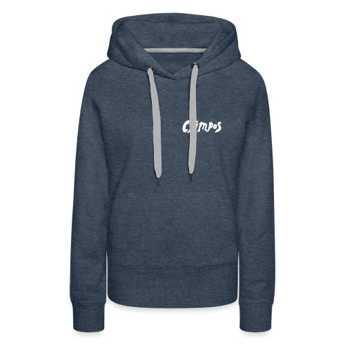Chimpos Logo White - Women's Premium Hoodie