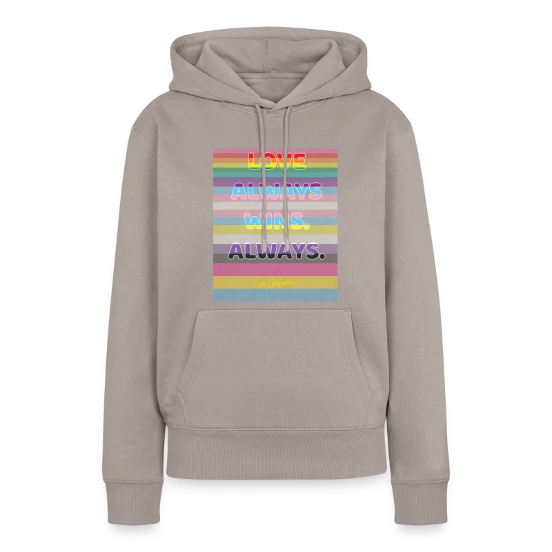 "Love Always Wins. Always." - Cory Legendre - Women's Premium Hoodie