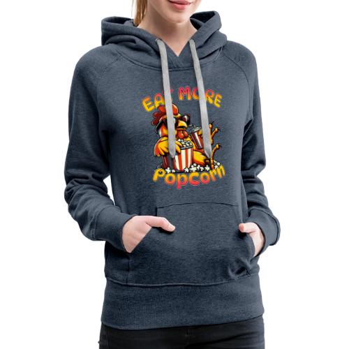 Eat More Popcorn - Women's Premium Hoodie