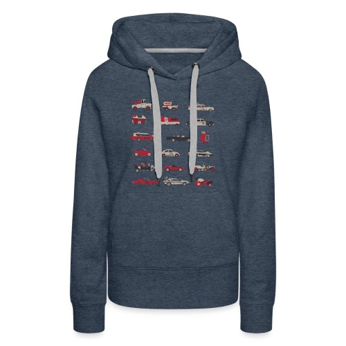 Cool Cars From the Ages - Women's Premium Hoodie