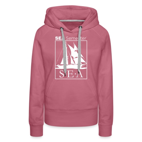 SEA_logo_WHITE_eps - Women's Premium Hoodie