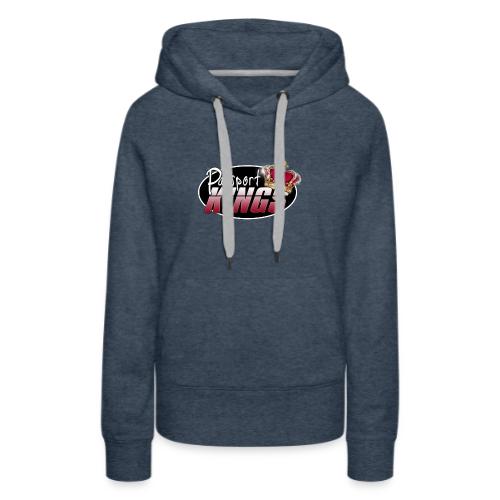 Passport Kings logo for dark shirts - Women's Premium Hoodie