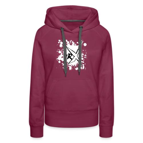 VRX White Paint logo - Women's Premium Hoodie