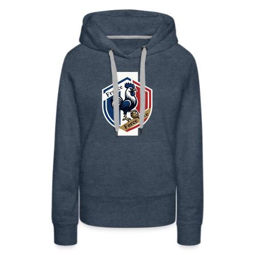 France Rooster T-Shirt, Bleu-Blanc-Rouge gift - Women's Premium Hoodie
