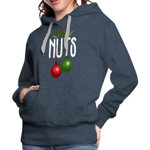 Chest Nuts Matching Chestnuts Funny Christmas - Women's Premium Hoodie