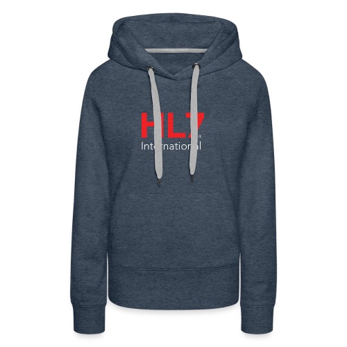 HL7 International Logo - Reverse - Women's Premium Hoodie