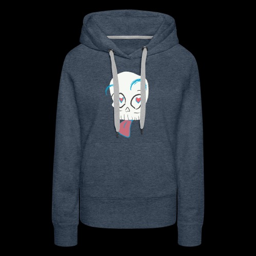 Pull out the tongue skull - Women's Premium Hoodie