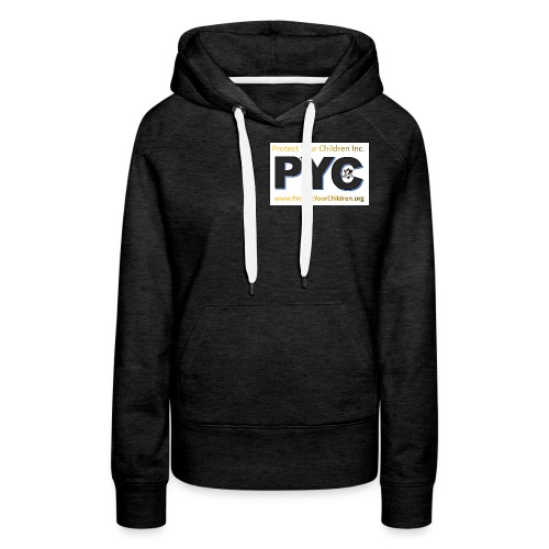 Protect Children Logo and Shield front and back - Women's Premium Hoodie