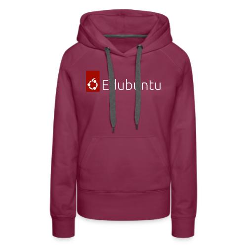 Edubuntu Logo 2023 - White - Women's Premium Hoodie