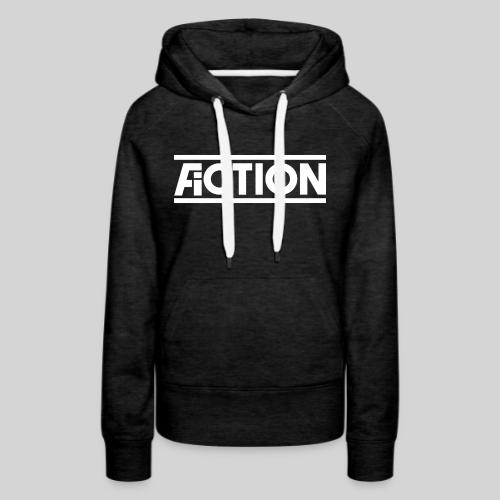 Action Fiction Logo (White) - Women's Premium Hoodie