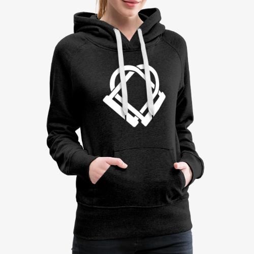 Bike U Lock Heart - Women's Premium Hoodie