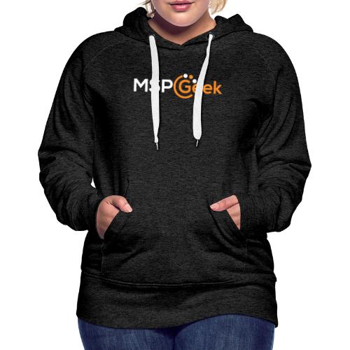 MSPGeekWhiteLogo - Women's Premium Hoodie