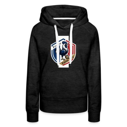 France Rooster T-Shirt, Bleu-Blanc-Rouge gift - Women's Premium Hoodie