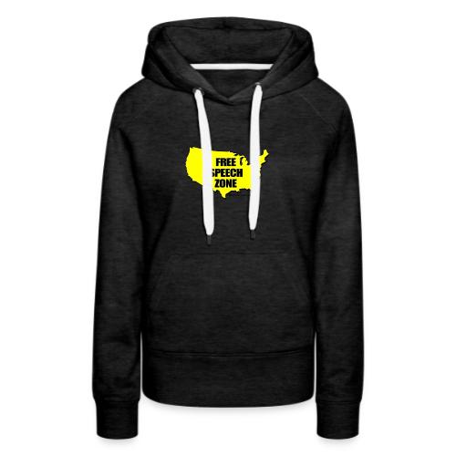 Free Speech Zone USA - Women's Premium Hoodie