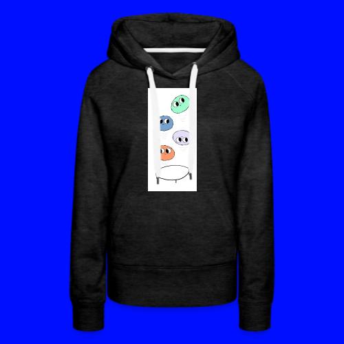 Puffs on a Trampoline (iPhone Case) - Women's Premium Hoodie