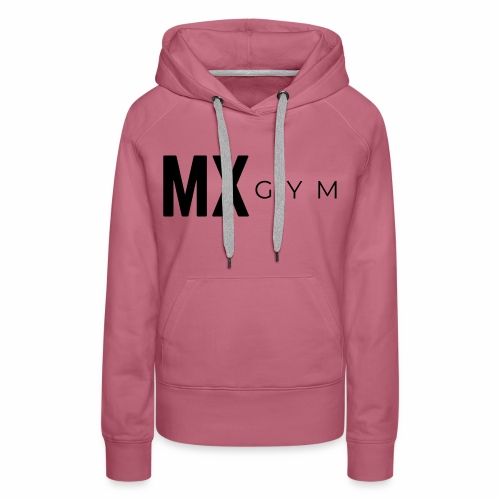 MX Gym Minimal Long Black - Women's Premium Hoodie
