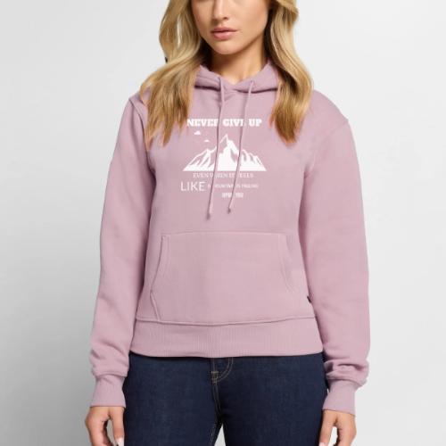 Never Give Up - Women's Premium Hoodie