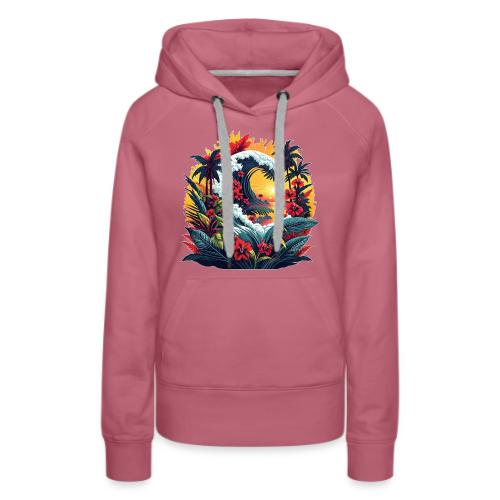 Mountain Wave Garden - Women's Premium Hoodie