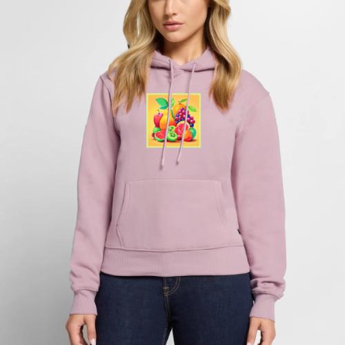 Colorful Fruit Medley - Women's Premium Hoodie