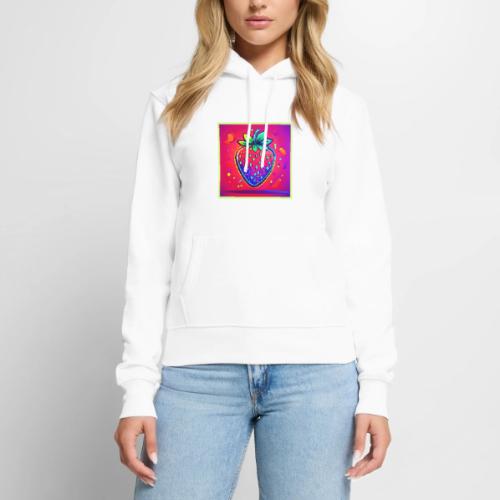 Neon Strawberry Pop - Women's Premium Hoodie