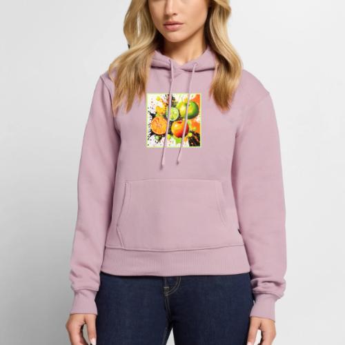 Apple and Citrus Burst - Women's Premium Hoodie