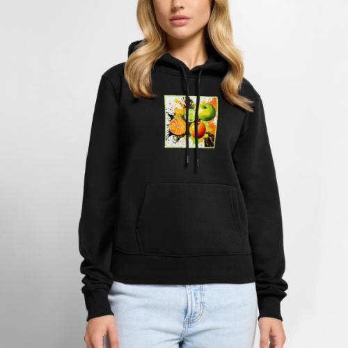 Apple and Citrus Burst - Women's Premium Hoodie