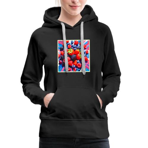 Berrylicious Burst Delight - Women's Premium Hoodie