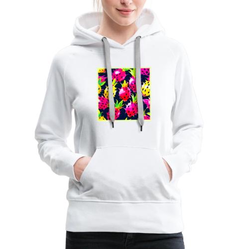 Tropical Dragon Fruit Fiesta - Women's Premium Hoodie