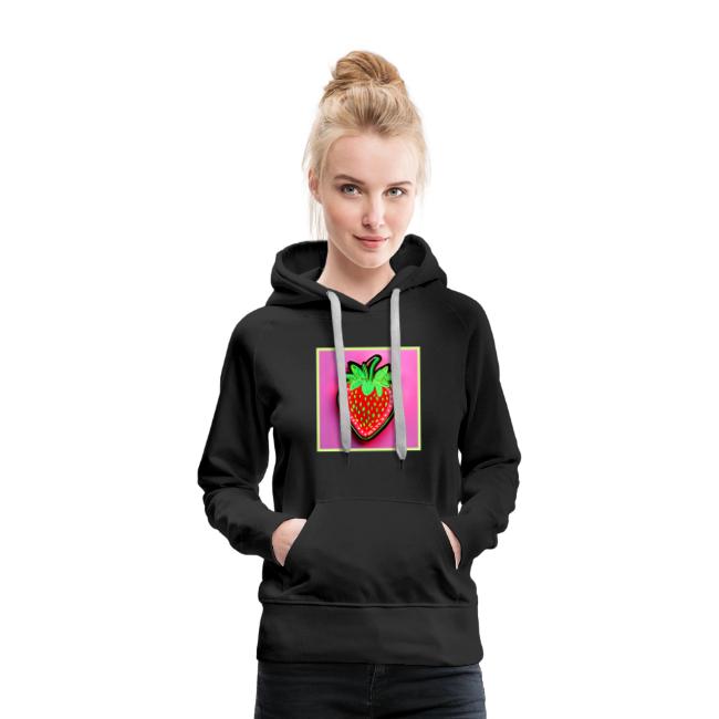 Vibrant Strawberry Neon Sign