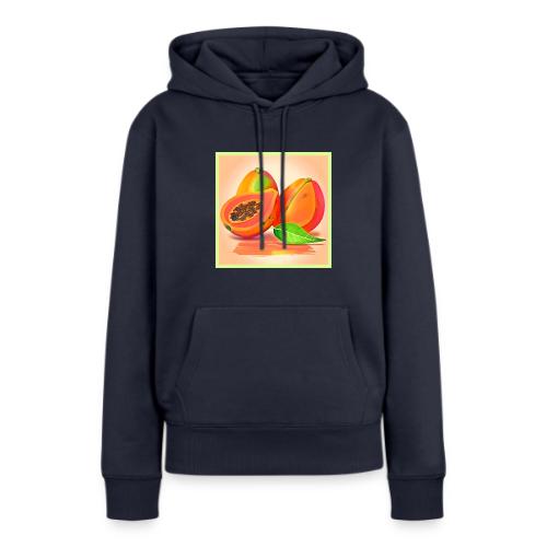 Sliced Papaya Freshness - Women's Premium Hoodie